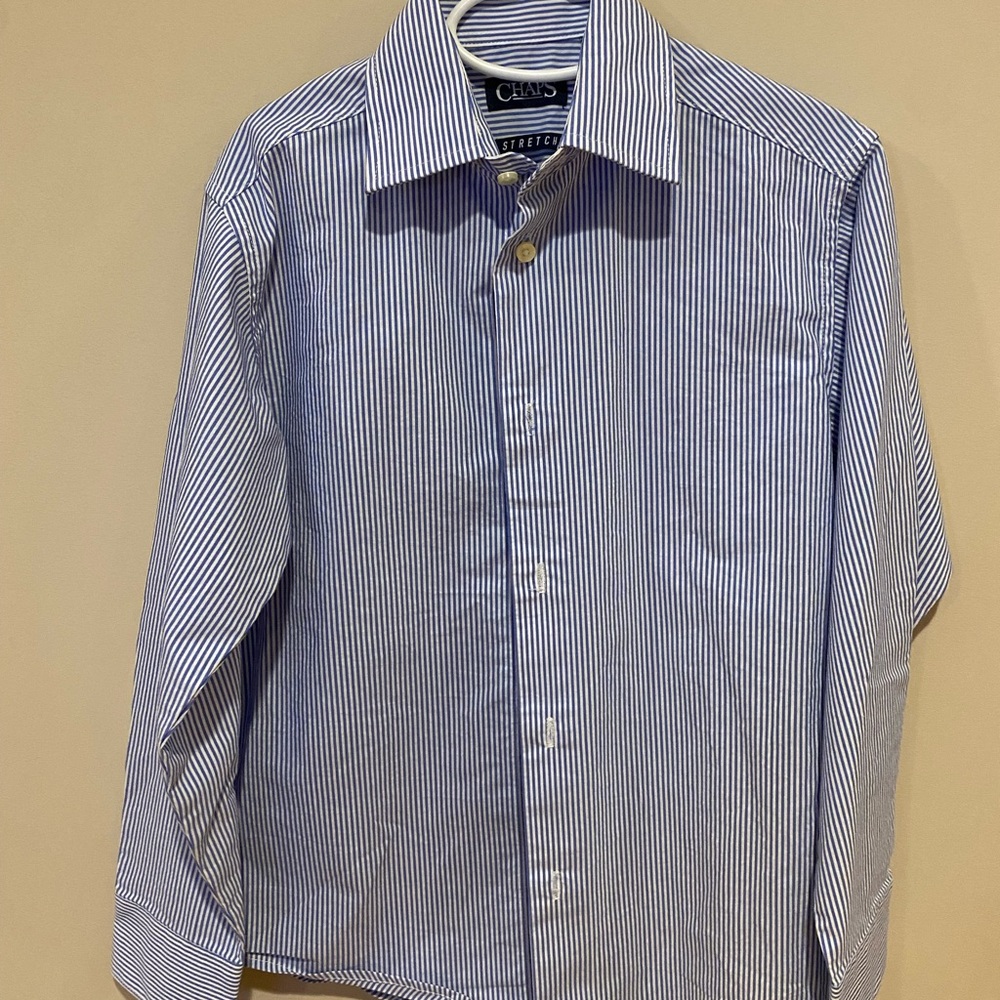 Stripe button down dress shirt